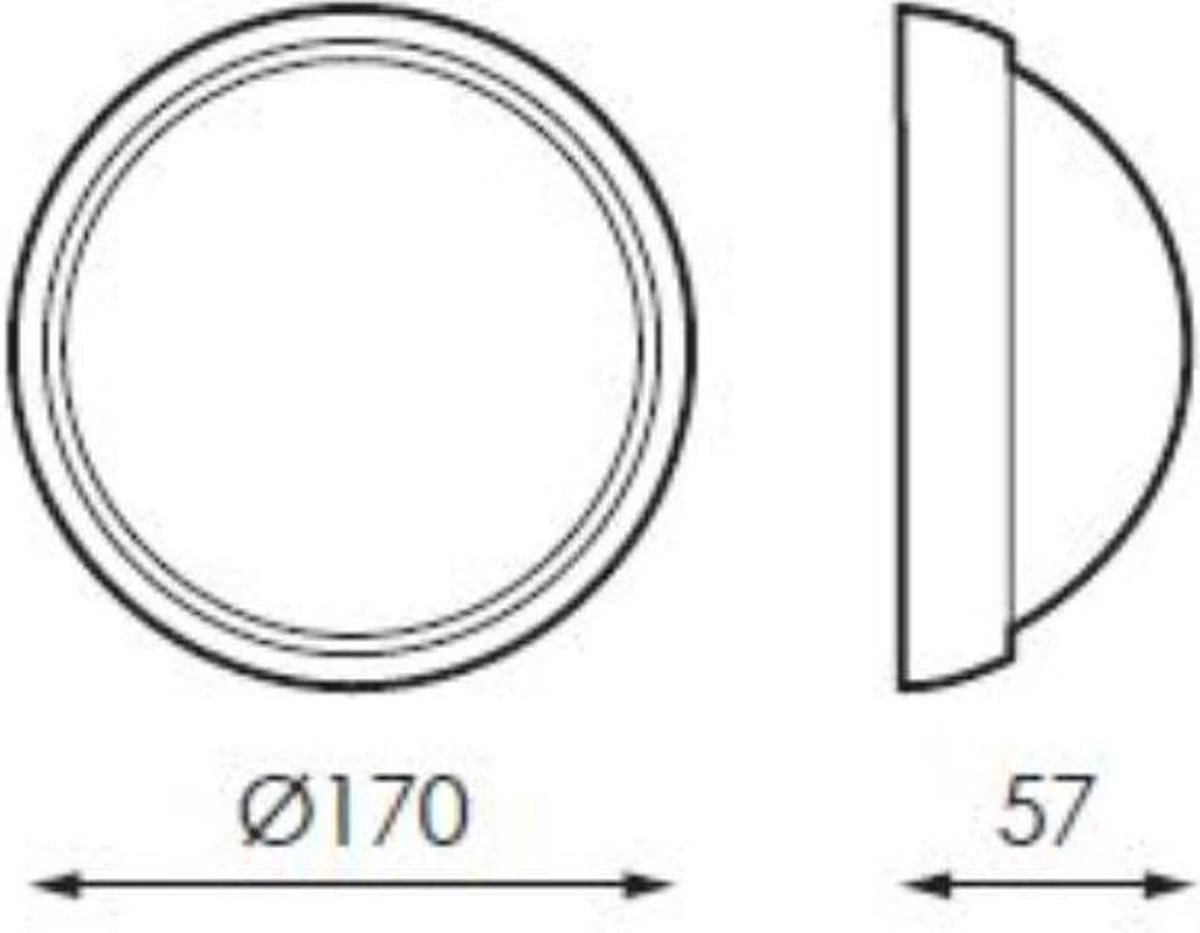 Prilux “Masne SENSOR” Wandlamp LED | 8W - 586lm - 3000K | Voor Binnen En Buiten | Met Bewegingssensor | Kleur Wit 6 Prilux “Masne SENSOR” Wandlamp LED | 8W - 586lm - 3000K | Voor Binnen En Buiten | Met Bewegingssensor | Kleur Wit - Afbeelding 4