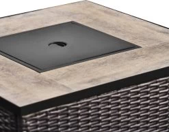 Teamson Home Vierkant Propaan Gas Vuurtafel - Vuurkorf Buiten - Geen Rook - Terrashaard - Rotan/Metaal - Met Windscherm, Lavastenen & Omslag 31 Teamson Home Vierkant Propaan Gas Vuurtafel - Vuurkorf Buiten - Geen Rook - Terrashaard - Rotan/Metaal - Met Windscherm, Lavastenen & Omslag -Philips Hue Winkel 1200x944 1