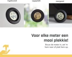 Tool Meister TM2 - Thermometer & Hygrometer - Luchtvochtigheidsmeter Voor Binnen/Koelkast - Zwart - Incl Batterijen -Philips Hue Winkel 1200x946 2
