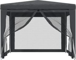 Prolenta Premium Partytent Met 4 Mesh Zijwanden 3x3 M HDPE Antracietkleurig -Philips Hue Winkel 1200x948 1