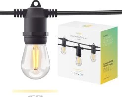 Hombli Smart Outdoor String Light 5m – Lichtsnoer Voor Buiten – Sfeerverlichting Voor In De Tuin, Balkon En Terras – Weerbestending IP65 -Philips Hue Winkel 1200x956 3