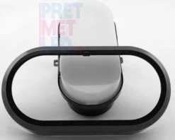 V-Tac Zwarte Ovale LED Plafondlamp Klein -Philips Hue Winkel 1200x964 2