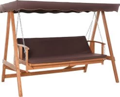 Outsunny Hollywoodschommel Hout Tuinschommel Schommelbank Ligfunctie 3 Personen 84A-185 -Philips Hue Winkel 1200x972 1