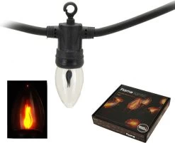 Merkloos Sprookjesverlichting 3,6 M Met 10 Bollen Warm Wit Vlameffect -Philips Hue Winkel 1200x978 5