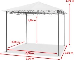 Tuinpaviljoen 3x3 M Waterdicht Paviljoen Met 4 Zijwanden Tuintent Ca. 180 G/m² Dakzeil In Crème Partytent 17 Tuinpaviljoen 3x3 M Waterdicht Paviljoen Met 4 Zijwanden Tuintent Ca. 180 G/m² Dakzeil In Crème Partytent -Philips Hue Winkel 1200x980 2