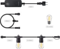 Hombli Smart Outdoor String Light 5m – Lichtsnoer Voor Buiten – Sfeerverlichting Voor In De Tuin, Balkon En Terras – Weerbestending IP65 -Philips Hue Winkel 1200x981 4