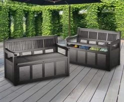 Merkloos Opbergbank Van Kunststof | 130 X 60 Cm | Antraciet -Philips Hue Winkel 1200x988 2