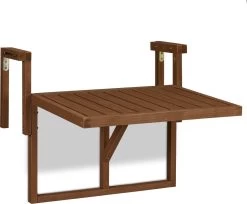 Relaxdays Balkontafel Inklapbaar - Klaptafel Balkon - Tafel Reling - Hangtafel Hout -Philips Hue Winkel 1200x990 3