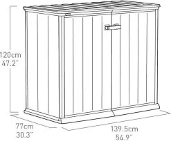 Keter Patio Store Opbergkast - 139,5x77x120cm - Grijs -Philips Hue Winkel 1200x995 5