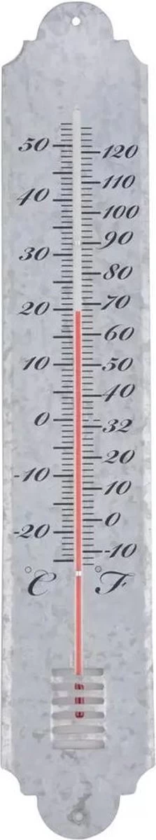 ESSCHERT DESIGN Thermometer 50 Cm - Oud Zink