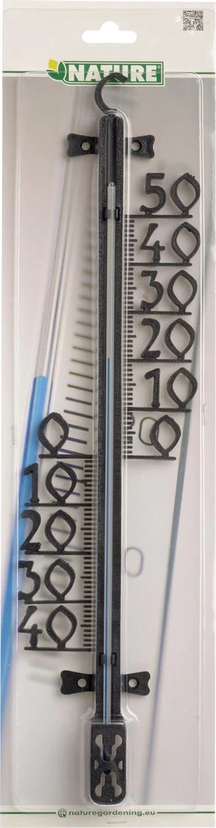 Nature Binnen/buiten Profielthermometer Zwart Van Kunststof 11 X 46 Cm -Binnen/buitenthemometers - Kozijnthermometers/raamthermometers 5 Nature Binnen/buiten Profielthermometer Zwart Van Kunststof 11 X 46 Cm -Binnen/buitenthemometers - Kozijnthermometers/raamthermometers - Afbeelding 3