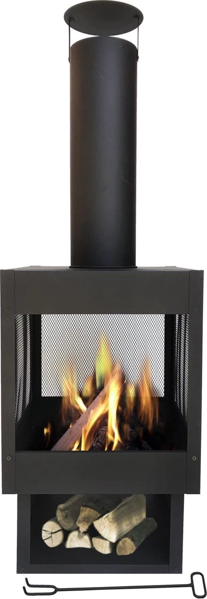 MaxxGarden Tuinhaard Grieks Apollo - Terrashaard - Vuurkorf - Terrasverwarmer - Terrasverwarming - Sfeerhaard - 45x45x135 Cm 3 MaxxGarden Tuinhaard Grieks Apollo - Terrashaard - Vuurkorf - Terrasverwarmer - Terrasverwarming - Sfeerhaard - 45x45x135 Cm