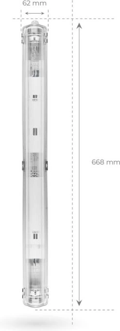 Ledvion LED TL Armatuur 60cm - IP65 - Koppelbaar - RVS Clips 15 Ledvion LED TL Armatuur 60cm - IP65 - Koppelbaar - RVS Clips -Philips Hue Winkel 438x1200