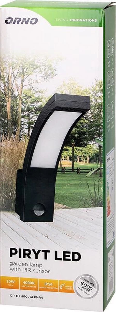 Buitenlamp Met Bewegingssensor PIRYT - Buitenverlichting Met IP54 -Tuinverlichting 4000K - Muurlamp 800lm - Wandlamp Buiten - Grijs 5 Buitenlamp Met Bewegingssensor PIRYT - Buitenverlichting Met IP54 -Tuinverlichting 4000K - Muurlamp 800lm - Wandlamp Buiten - Grijs - Afbeelding 3