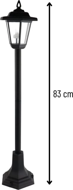 Orange85 Lantaarn - Solar LED - Zwart - Tuin - 83 Cm - Zonne Energie 15 Orange85 Lantaarn - Solar LED - Zwart - Tuin - 83 Cm - Zonne Energie -Philips Hue Winkel 461x1200