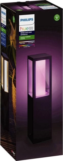 Philips Hue Impress Sokkellamp - Wit En Gekleurd Licht - Zwart - Laag 27 Philips Hue Impress Sokkellamp - Wit En Gekleurd Licht - Zwart - Laag -Philips Hue Winkel 471x1200 1