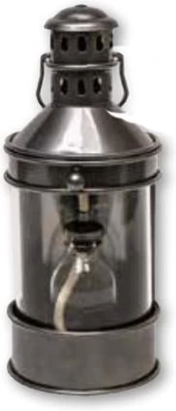 Windlicht - Olielamp - Lantaarn Met Olielamp L - Metaal - 28x12cm