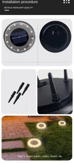 Arisenn® 360 - 4 X Solar LED Grondspot Zwart - WarmWit 3000K - Solar Tuinverlichting - Buitenlamp - Tuinverlichting Op Zonne-Energie - Schemerschakelaar - Automatisch Aan- IP67 - 1200 MAh Lithium Accu 11 Arisenn® 360 - 4 X Solar LED Grondspot Zwart - WarmWit 3000K - Solar Tuinverlichting - Buitenlamp - Tuinverlichting Op Zonne-Energie - Schemerschakelaar - Automatisch Aan- IP67 - 1200 MAh Lithium Accu -Philips Hue Winkel 544x1200 2