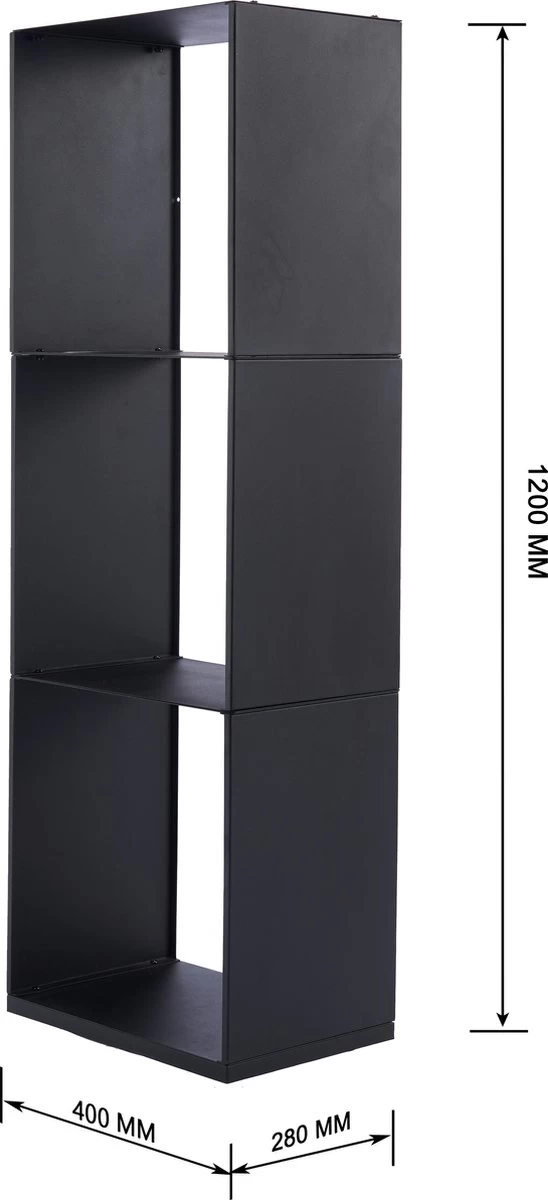 Lendo Online Brandhoutrek 40x28x120cm + Draagtas– Binnen En Buiten - Haardhout Opslag – Haardhoutrek – Houtopslag – Metaal 9 Lendo Online Brandhoutrek 40x28x120cm + Draagtas– Binnen En Buiten - Haardhout Opslag – Haardhoutrek – Houtopslag – Metaal - Afbeelding 7