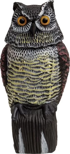 Aidapt Vogelverschrikker - Levensgrote Uil Met Roterende Kop - Lokuil