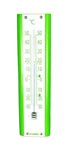 EcoSavers Thermometer Binnen En Buiten Met Advieswaarden Voor Vriezer , Koelkast En Woonkamer | Hoge Kwaliteit | Kunststof Wit Groen -Philips Hue Winkel 573x1200 5