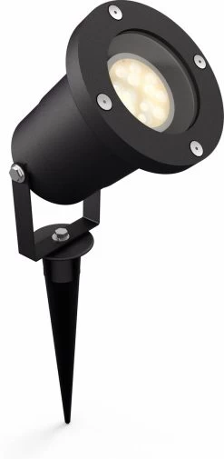 Philips Puled Grondspot LED Voor Buiten - Incl. Philips Hue White GU10 - Prikspot - Tuinverlichting - Buitenlamp - Zwart 12 Philips Puled Grondspot LED Voor Buiten - Incl. Philips Hue White GU10 - Prikspot - Tuinverlichting - Buitenlamp - Zwart -Philips Hue Winkel 587x1200