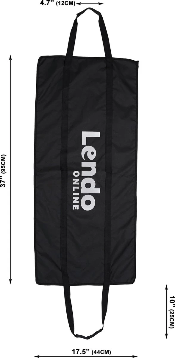 Lendo Online Brandhoutrek 50x25x196cm + Draagtas– Binnen En Buiten - Haardhout Opslag – Haardhoutrek – Houtopslag – Metaal 10 Lendo Online Brandhoutrek 50x25x196cm + Draagtas– Binnen En Buiten - Haardhout Opslag – Haardhoutrek – Houtopslag – Metaal - Afbeelding 8