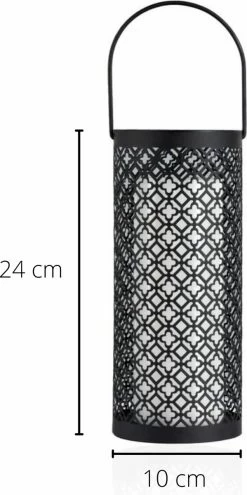 Oosterse LED Tafellamp Lantaarn Voor Binnen En Buiten - Draadloos Op Batterijen - Zwart -Philips Hue Winkel 599x1200