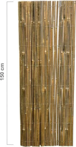 Gespleten Bamboemat 500 X 120 Cm