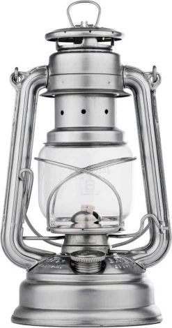 Feuerhand Olielamp / Stormlantaarn - 26 Cm - Verzinkt - Zilver