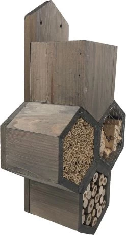 GARDEN SPIRIT Bijenhotel Met Bloempot 33 X 23 X 11 - Insectenhotel -Philips Hue Winkel 645x1200 2