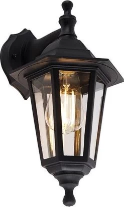 QAZQA New Haven - Klassieke Wandlamp Voor Buiten - 1 Lichts - D 212 Mm - Zwart - Buitenverlichting 39 QAZQA New Haven - Klassieke Wandlamp Voor Buiten - 1 Lichts - D 212 Mm - Zwart - Buitenverlichting -Philips Hue Winkel 717x1200 1