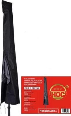 Parasolhoes - Hoes Ronde Stokparasol T/m ø 4m - Hoes Vierkante Stokparasol 3mx3m - Zware Dikke Kwaliteit -Philips Hue Winkel 736x1200