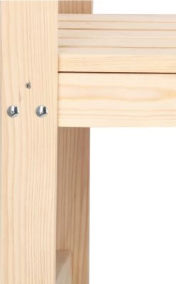 Merkloos Springos Tuinbank | Tuinbankje | Zitbank Buiten | Naaldhout | 119 X 78 X 45 Cm | Licht -Philips Hue Winkel 744x1200