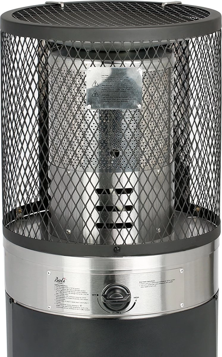 Balioutdoors Lounge Terrasverwarmer 7.3kW -Staande Heater - Gas - Incl. Gasdrukregelaarset 50 Mbar & Slang 50 Cm - Model SRPH92 6 Balioutdoors Lounge Terrasverwarmer 7.3kW -Staande Heater - Gas - Incl. Gasdrukregelaarset 50 Mbar & Slang 50 Cm - Model SRPH92 - Afbeelding 4