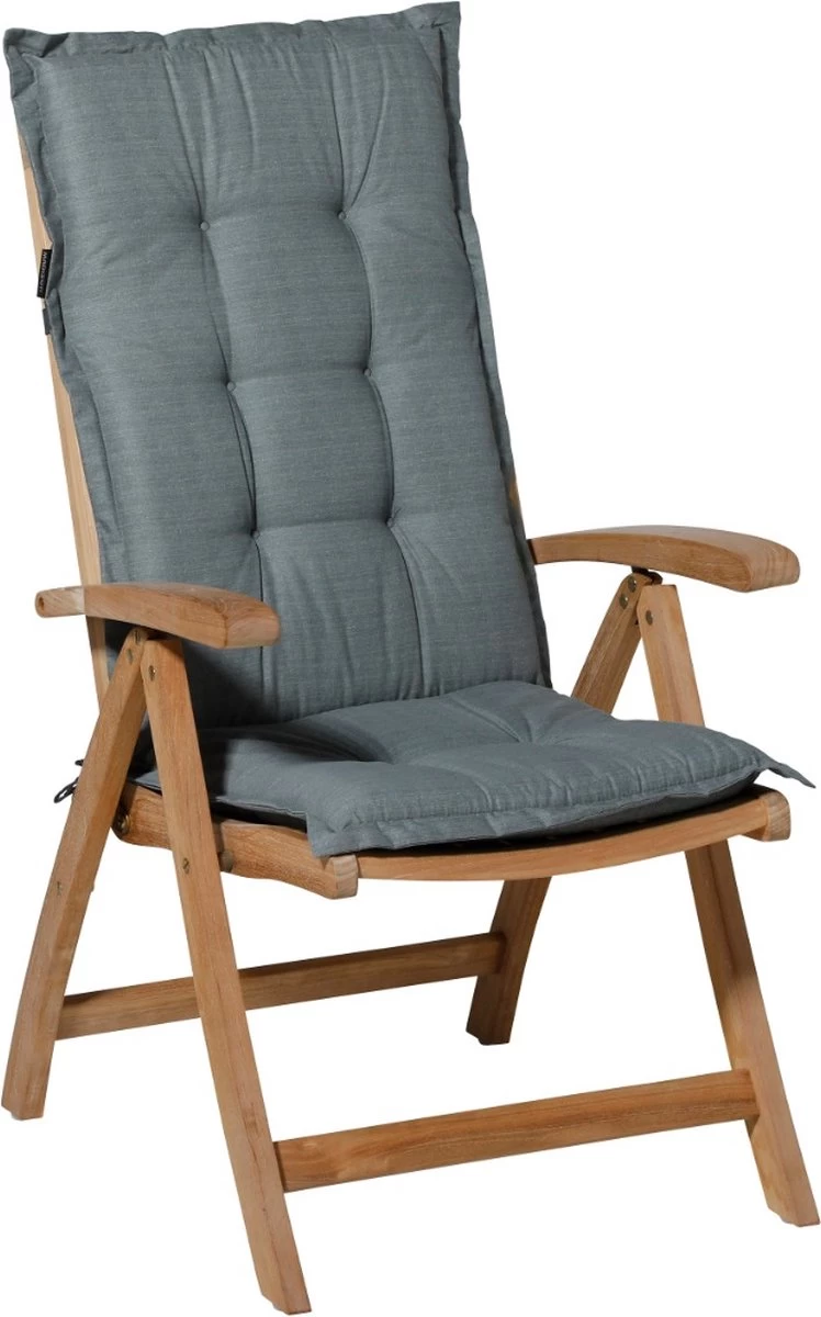 Madison Tuinkussen Hoog Basic 123x50 Cm - Grijs 7 Madison Tuinkussen Hoog Basic 123x50 Cm - Grijs - Afbeelding 5