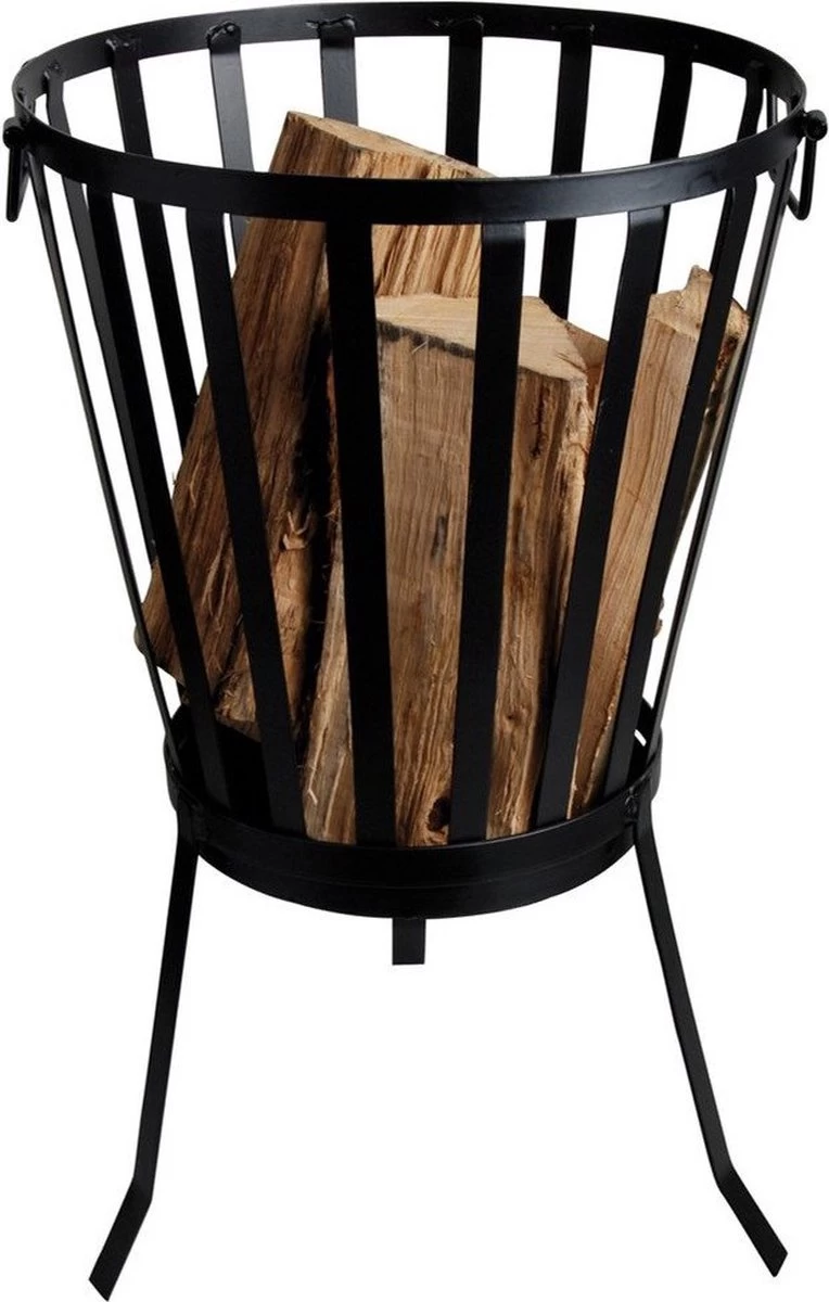 HEAT Outdoor Living Vuurkorf Straight Rond Zwart Staal - Vuurkorf - Vuurschaal BBQ - Vuurschaal Voor Buiten - Terraskachel - Tuinkachel - Terrashaard - Vuurkorf Voor Buiten - Vuurkorf BBQ - Vuurton - 35x35x56.8 Cm 5 HEAT Outdoor Living Vuurkorf Straight Rond Zwart Staal - Vuurkorf - Vuurschaal BBQ - Vuurschaal Voor Buiten - Terraskachel - Tuinkachel - Terrashaard - Vuurkorf Voor Buiten - Vuurkorf BBQ - Vuurton - 35x35x56.8 Cm - Afbeelding 3