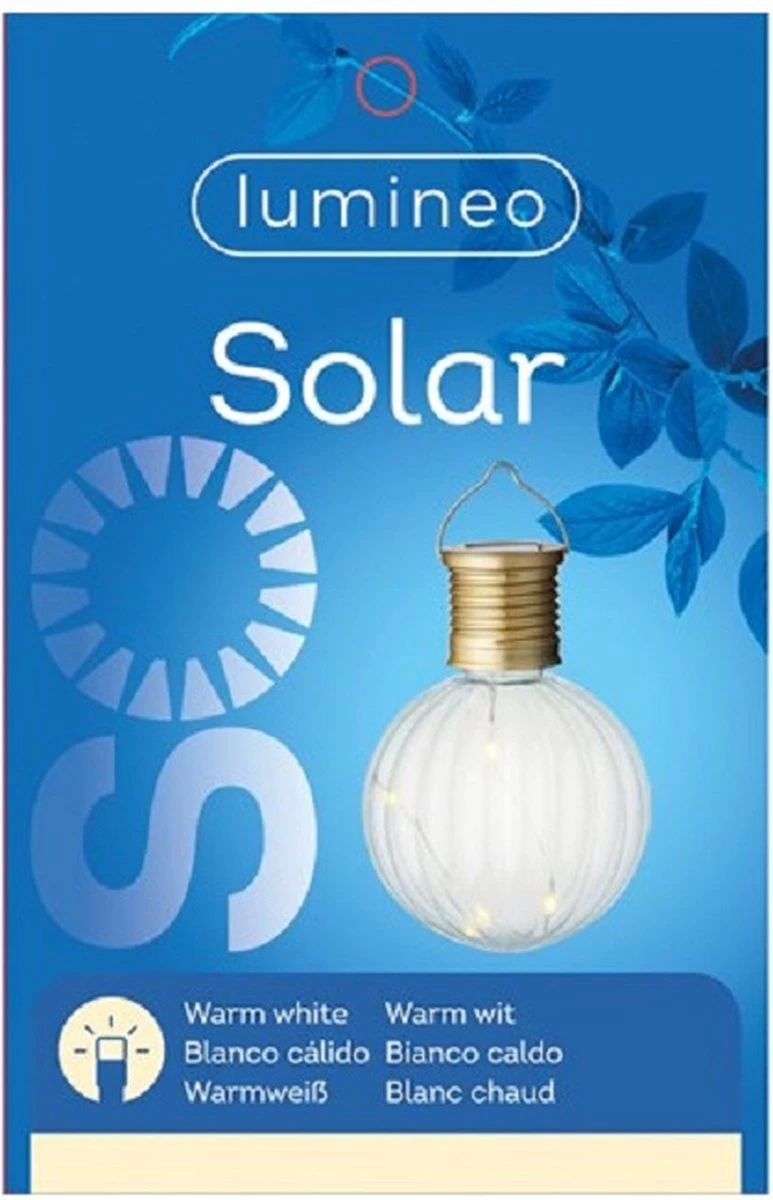 Lumineo 3x Buiten/tuin LED Lampion Solar Verlichting 11 Cm - Tuinverlichting - Tuinlampen - Solarlampen Op Zonne-energie 4 Lumineo 3x Buiten/tuin LED Lampion Solar Verlichting 11 Cm - Tuinverlichting - Tuinlampen - Solarlampen Op Zonne-energie - Afbeelding 2