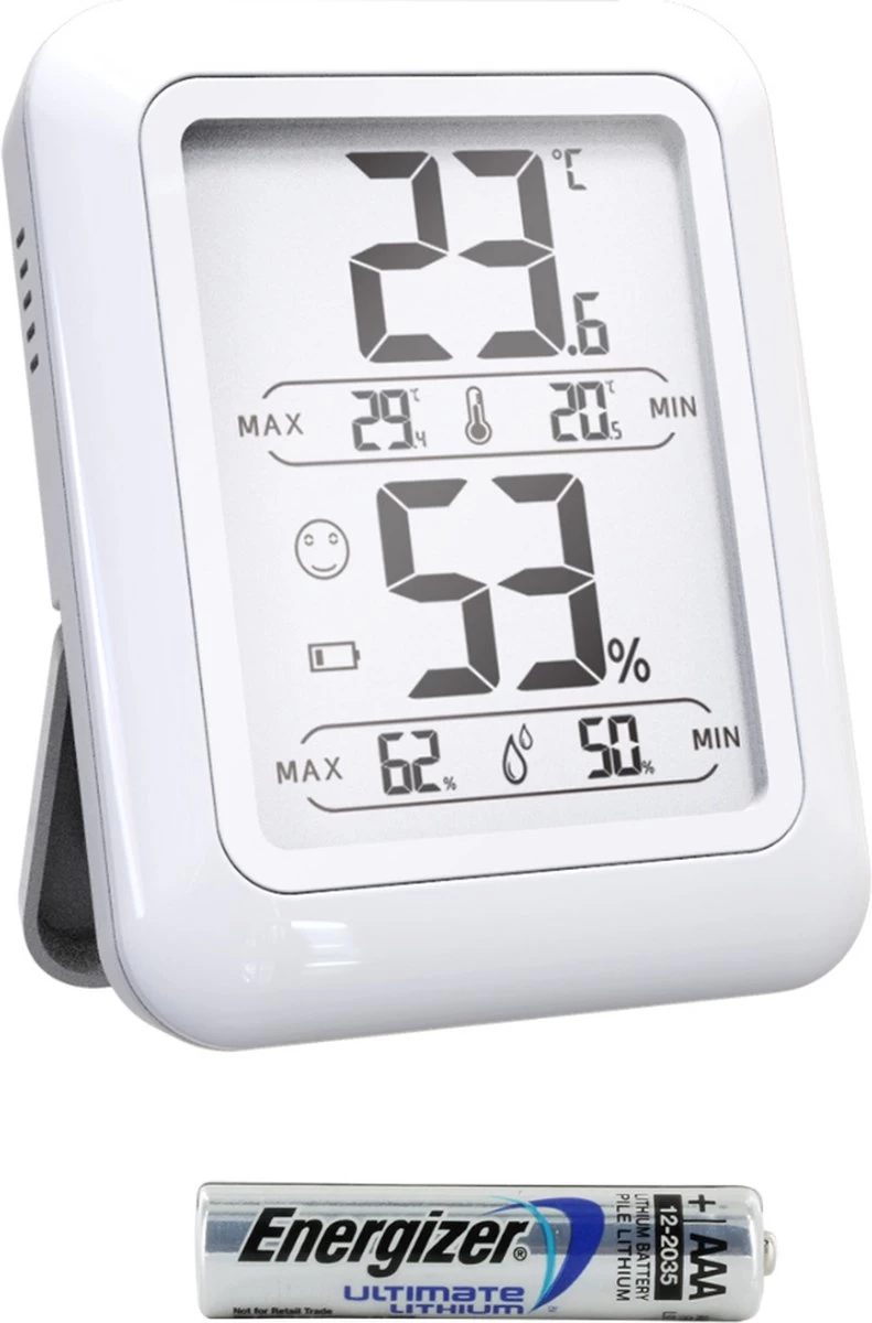 MAKA Digitale Hygrometer - Thermometer Binnen - Luchtvochtigheidsmeter 3 MAKA Digitale Hygrometer - Thermometer Binnen - Luchtvochtigheidsmeter
