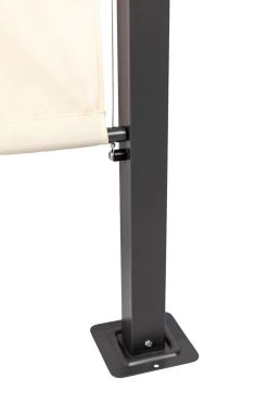 MaxxGarden Pergola - Partytent - Tuinpaviljoen Met één Gesloten Zijkant - 3x3x2,3 M - Cream -Philips Hue Winkel 799x1200 2