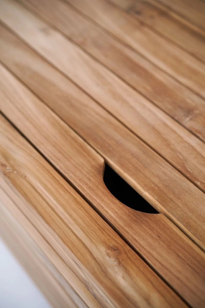 Kleine Teakhouten Tuinbank Met Opbergruimte - 100 X 60 X 90 Cm - Duurzaam Teakhout - Blijft Strak En Mooi - Sterke Constructie Om Lang Mee Te Gaan 21 Kleine Teakhouten Tuinbank Met Opbergruimte - 100 X 60 X 90 Cm - Duurzaam Teakhout - Blijft Strak En Mooi - Sterke Constructie Om Lang Mee Te Gaan - Afbeelding 19