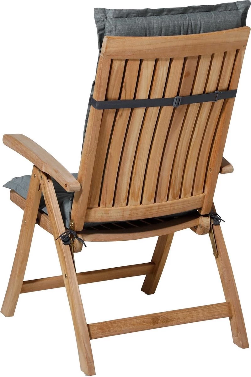 Madison Tuinkussen Hoog Basic 123x50 Cm - Grijs 6 Madison Tuinkussen Hoog Basic 123x50 Cm - Grijs - Afbeelding 4