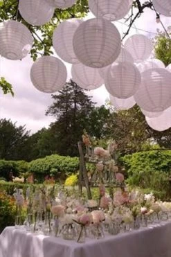 Merkloos Nylon Lampionnen - Wit - 10 Stuks - Incl. Led Met Afstandbediening - Incl. Handige Ophanghaakjes -Philips Hue Winkel 800x1200 88