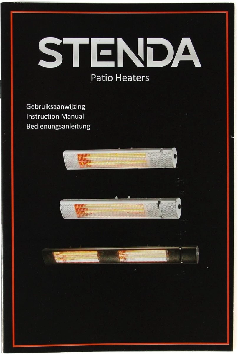 Electrische Terrasverwarmer Elektrisch 3000 Watt - Stenda Calor Sombra 3000 Watt - Mat Zwart - Afstandsbediening - Minimale Rode Gloed 12 Electrische Terrasverwarmer Elektrisch 3000 Watt - Stenda Calor Sombra 3000 Watt - Mat Zwart - Afstandsbediening - Minimale Rode Gloed - Afbeelding 10