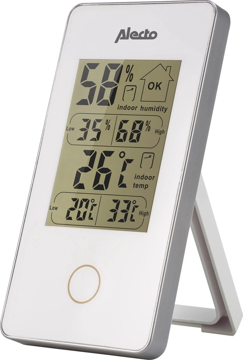 Alecto WS-75 - Digitale Binnenthermometer - Wit 3 Alecto WS-75 - Digitale Binnenthermometer - Wit