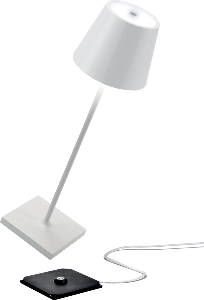 Zafferano - Poldina Pro Hoog - Bruin/ Roest - H38cm - Ledlamp - Terraslamp - Bureaulamp – Tafellamp – Snoerloos – Verplaatsbaar – Duurzaam - Voor Binnen En Buiten – LED - Dimbaar - 3000K – IP54 Spat Waterdicht - USB Oplaadbaar 14 Zafferano - Poldina Pro Hoog - Bruin/ Roest - H38cm - Ledlamp - Terraslamp - Bureaulamp – Tafellamp – Snoerloos – Verplaatsbaar – Duurzaam - Voor Binnen En Buiten – LED - Dimbaar - 3000K – IP54 Spat Waterdicht - USB Oplaadbaar - Afbeelding 12