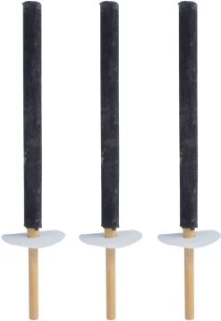 Merkloos Wax Fakkels Set Van 6 Stuks Voor Wandel- En Looptochten (wasfakkels 60 Min)