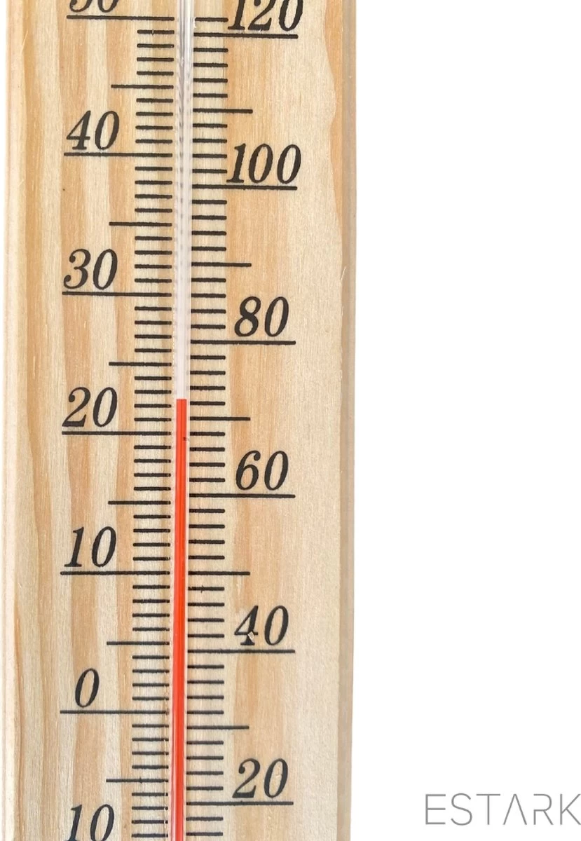 ESTARK® Buitenthermometer EXTRA GROOT - 40 X 7 CM - Binnenthermometer - Metalen Binnen Buiten Thermometer - Thermometer Voor Aan Muur Gevel - Kwik - Draadloos - Min/Max - Muurthermometer - Kozijnthermometer - Temperatuurmeter - Thermometer Hout (H40) 5 ESTARK® Buitenthermometer EXTRA GROOT - 40 X 7 CM - Binnenthermometer - Metalen Binnen Buiten Thermometer - Thermometer Voor Aan Muur Gevel - Kwik - Draadloos - Min/Max - Muurthermometer - Kozijnthermometer - Temperatuurmeter - Thermometer Hout (H40) - Afbeelding 3