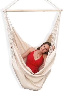 XXL 2 Persoons Hangstoel 185x130 - Zit Hangmat Met Spreidstok Tot 150 Kg - Binnen En Buiten -Philips Hue Winkel 829x1200