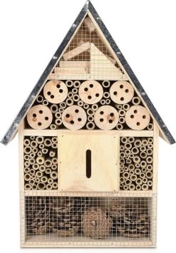 Navaris Houten Insectenhotel XL - Design Insectenhotel Met Natuurlijke Materialen - Voor Bijen, Lieveheersbeestjes En Vlinders - Om Op Te Hangen 13 Navaris Houten Insectenhotel XL - Design Insectenhotel Met Natuurlijke Materialen - Voor Bijen, Lieveheersbeestjes En Vlinders - Om Op Te Hangen -Philips Hue Winkel 835x1200 5